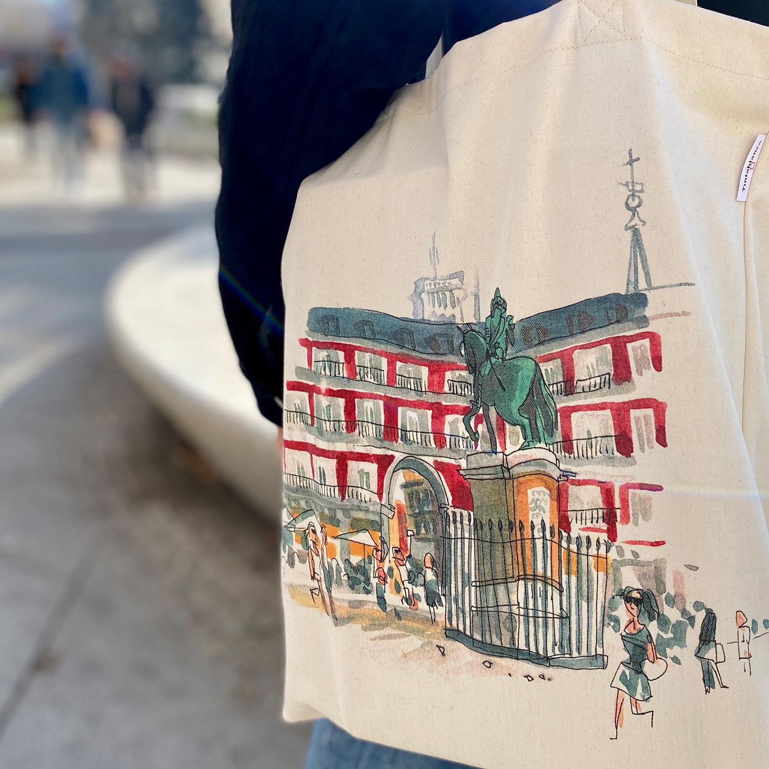 Plaza Mayor - MADRID - Tote bag - Tintablanca