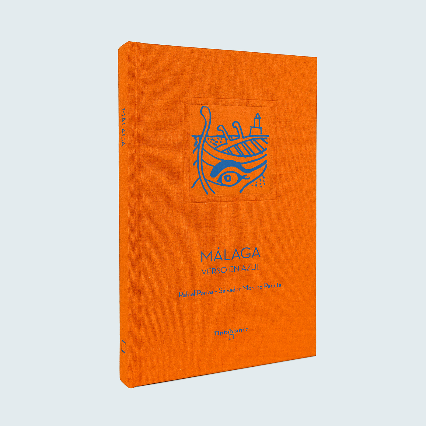 Málaga. Verso en azul - Tintablanca