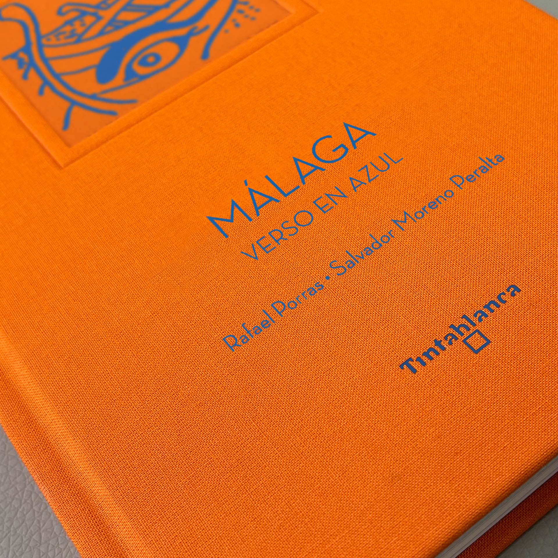 Málaga. Verso en azul - Tintablanca